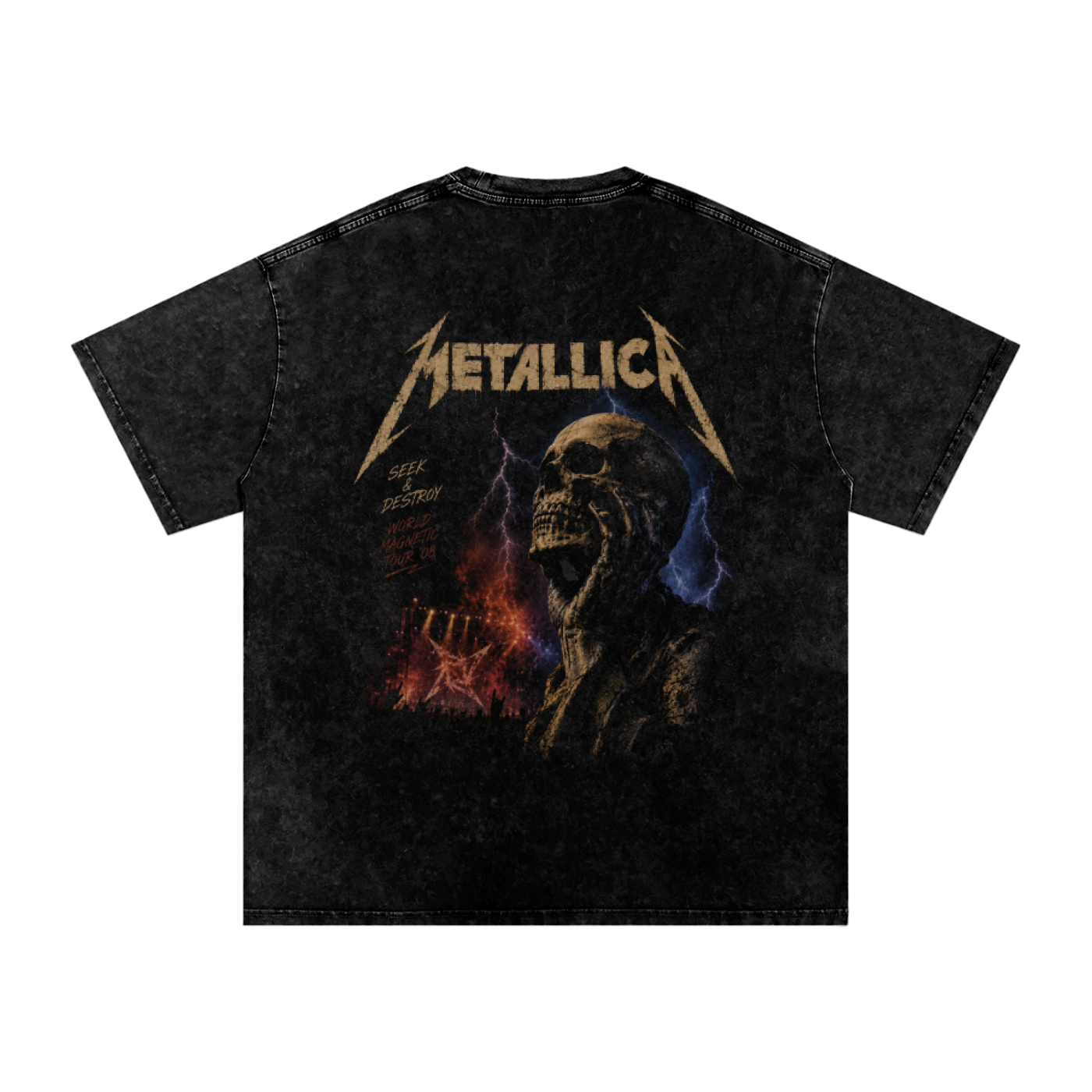 Metallica Snow Washed T-Shirt