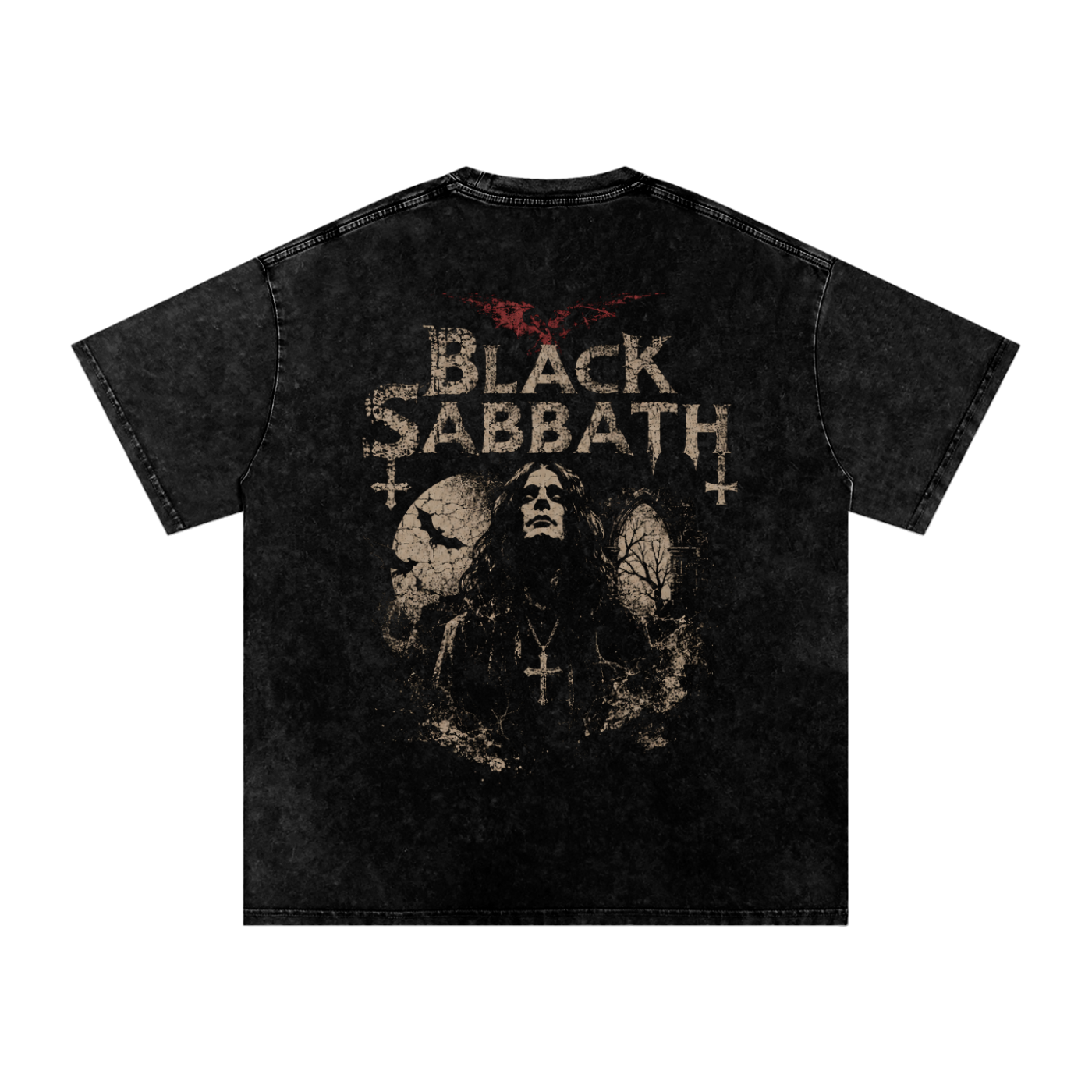 Black Sabbath Snow Washed T-Shirt